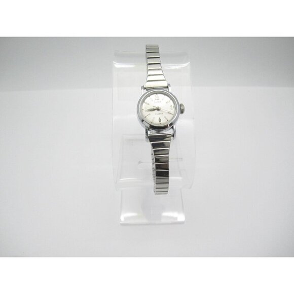 Vtg Women Timex 17 Jewels  Hand Wind Analog 19mm Round Watch (H990) main image 7